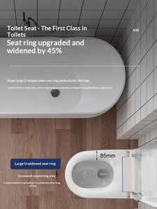 Hot Sale Automatic Open Electric Bidet <strong>Toilets</strong> Intelligent <strong>Toilet</strong> Bowl Foot Touch Sensor Flush Elongated One Piece Smart <strong>Toilet</strong> - Product Image 6