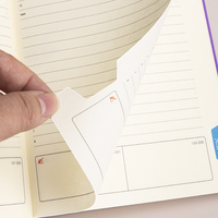 Agenda Anual de Negocios en Cuero PU, Formato A5, con Logotipo Personalizado para Uso en Oficina y Regalo