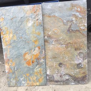 Fornitura diretta dalla fabbrica colore ruggine Bluestone colore giallo ruggine Bluestone Villa <span class=keywords><strong>giardino</strong></span> muro esterno mattone antico per pavimentazione in pietra - Product Image 6