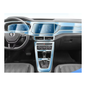 Pour <span class=keywords><strong>Volkswagen</strong></span> T-CROSS 2023 2024 boîte de vitesses panneau écran de Navigation automobile intérieur housse de protection Film anti-rayures autocollant - Product Image 1