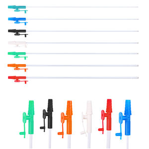 नवजात शिशु बाल चिकित्सा ट्रेकोस्टोमी रोगियों के लिए अंगूठे के नियंत्रण के साथ लिडरसन नरम pvc स्पुटम सक्शन कैथेटर - Product Image 6