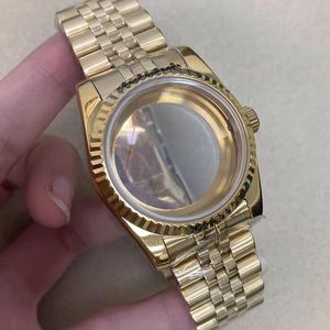 ชุดสาย<span class=keywords><strong>นาฬิกา</strong></span>สแตนเลสสีเงินขนาด 36/39 มม. พร้อมห่วง 5 เม็ด สำหรับกลไก<span class=keywords><strong>นาฬิกา</strong></span> Nh35/36 อุปกรณ์เสริมสำหรับการปรับแต่งเพื่อป้องกัน - Product Image 4