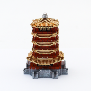 Aimants de réfrigérateur 3D LED en résine Art <span class=keywords><strong>D</strong></span>éco de haute qualité, Tour Jaune Grue, Souvenir touristique - Product Image 2