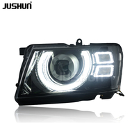 JUSHUN pour Nissan Patrol Y61 2005-2022 Phares à lentille de projecteur LED DRL Clignotant Feux de route Accessoires de voiture