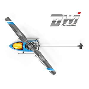 DWI Dowellin C129Firefox Máy Bay Trực Thăng Điều Khiển Từ Xa Điều Khiển Từ Xa <span class=keywords><strong>3D</strong></span> FG Bằng Nhựa 4CH 2.4G Điều Khiển Từ Xa RTF Có Con Quay Hồi Chuyển 6 Trục - Product Image 4