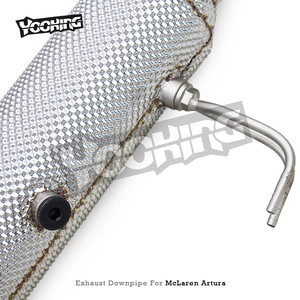 Tubo de bajada de motor de fábrica para Mclaren <span class=keywords><strong>Artura</strong></span> 3,0 T <span class=keywords><strong>Spider</strong></span> 2023-2024 Motor de acero inoxidable Sistema de escape de tubo recto - Product Image 2