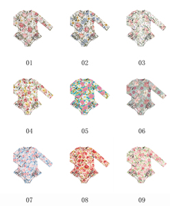 Trajes de Baño Modernos para Niñas Pequeñas, Traje de Baño con Flores y Cierre para Bebés, Niñas Pequeñas y Niñas, Ropa de Playa - Product Image 6