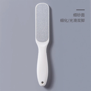 Lima para pies con piedra pómez, forma ovalada, blanca, para eliminar la piel muerta, herramienta para el cuidado de los pies - Product Image 3