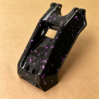 Protector de Batería de Fibra de Carbono Brillante para Surron Light Bee X Segway X260, Piezas de Repuesto para Modificación de la Carrocería de la Bicicleta Eléctrica