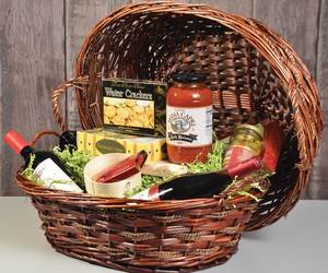 Hochwertige große umwelt freundliche Gemüse korb Weihnachten leer braun Stroh Seegras Weide Rattan ovale Geschenk Aufbewahrung körbe - Product Image 5