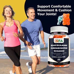 OEM ODM Adult Natural Glucosamine Chondroitin Gummies Glucosamine Sulfate Chondroitin Sulfate Sodium Supports Joint Function - Product Image 4