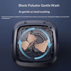 <b>Hot</b> Selling Electric 13L Mini Portable Foldable Washing Machine for Household Outdoor Use Large Capacity Travel Underwear Washer - Product Image 2