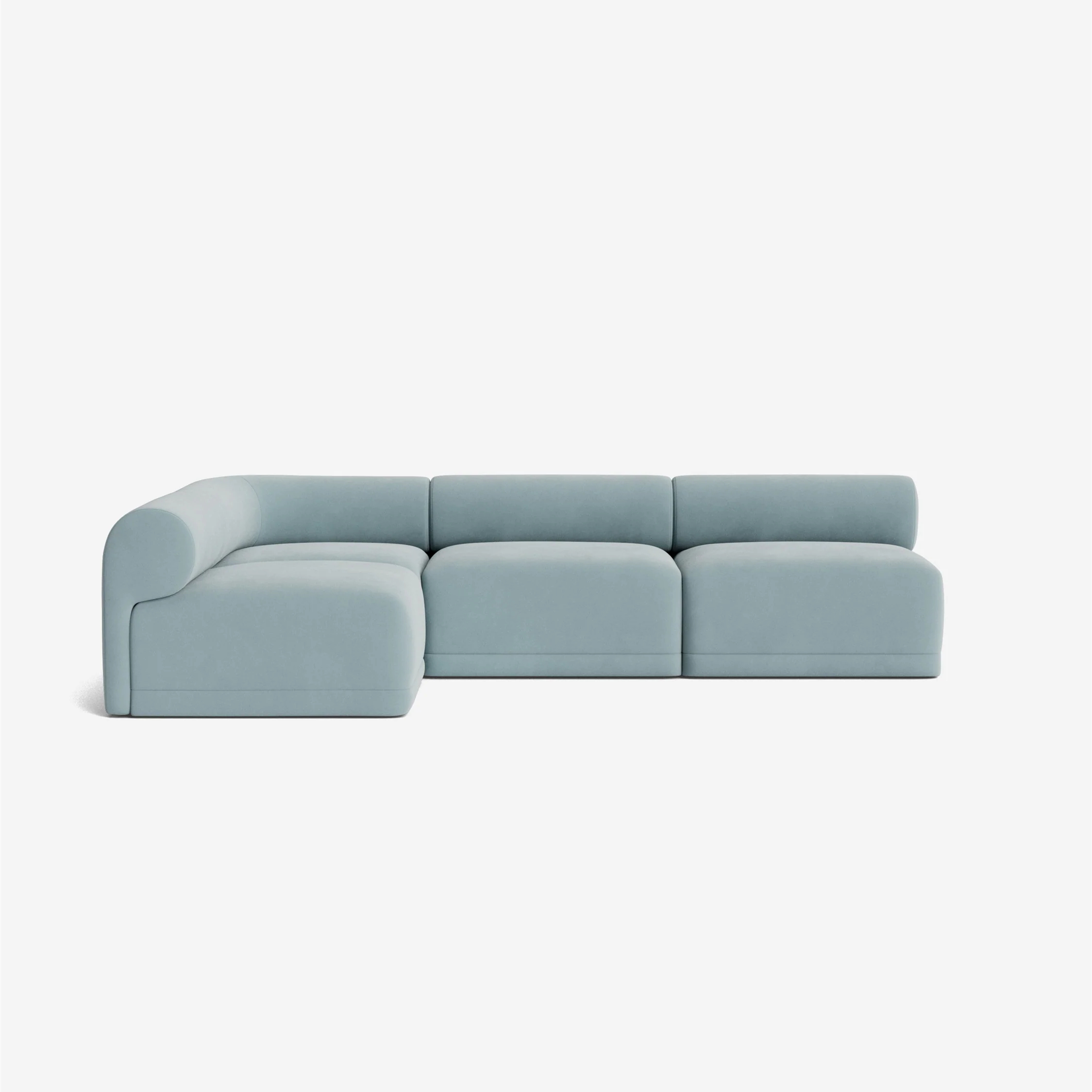 Sky Blue Classic Velvet