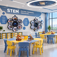 Perlengkapan Edukasi STEM Laboratorium Robotika AI, Solusi Peralatan Edukasi Kelas untuk Pembelajaran Siswa di Ruang Kelas