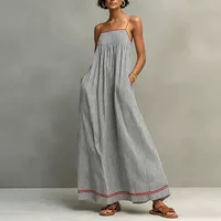 Robe de bureau ample à taille haute pour femme, manches longues, sans col, couleur unie, en polyester, pour l'automne, vente en gros