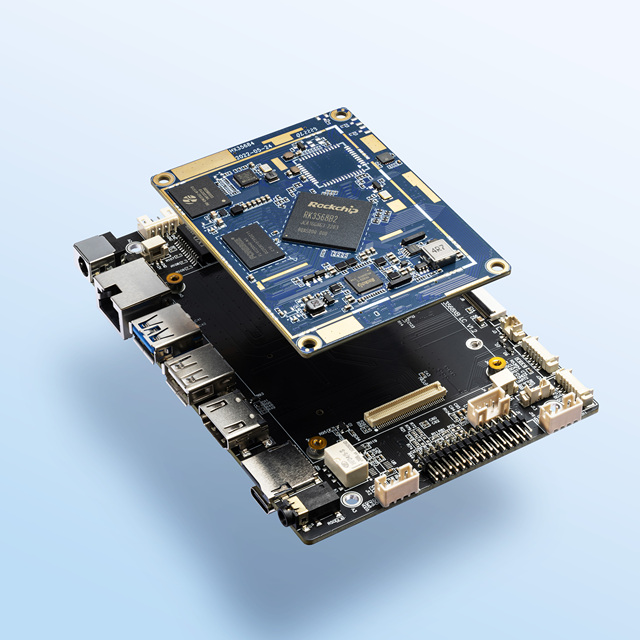 2Gb Ram Rk3568 Embedded Industrial Control Arm Cortex-a55 1TOPS NPU Linux Core Cheap Android Motherboard Single Board Computer