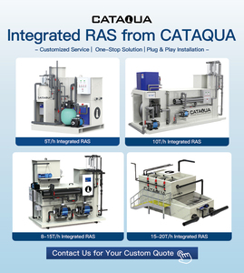Estanques de Peces con Sistema RAS Integrado de 15-20T/<span class=keywords><strong>h</strong></span> para Piscicultura, Larga Vida Útil para Producción Comercial de Peces - Product Image 4