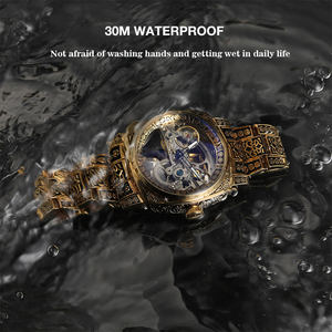 Hot-selling Brand FORSINING FSG8248 Fashion <b>Men's</b> Retro <b>Watch</b> Automatic Mechanical <b>Watch</b> <b>Waterproof</b> Stainless Steel <b>Watch</b> - Product Image 6