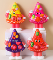 Jouet anti-stress en mousse PU souple en forme de pizza réaliste, à récupération lente, pour enfants de 5 à 7 ans et adultes, vente en gros