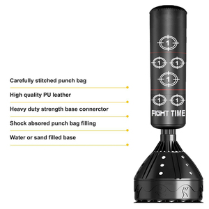 <span class=keywords><strong>Sac</strong></span> <span class=keywords><strong>de</strong></span> <span class=keywords><strong>frappe</strong></span> <span class=keywords><strong>de</strong></span> boxe robuste sur pied avec base à ventouses - Product Image 4