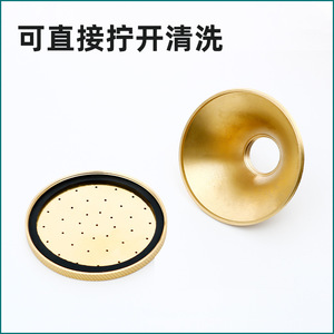 หัวฝักบัวทองเหลืองทรงกลมแบบพ่นฝอย ติดตั้งง่าย ยี่ห้อ Zx Hardware - Product Image 3