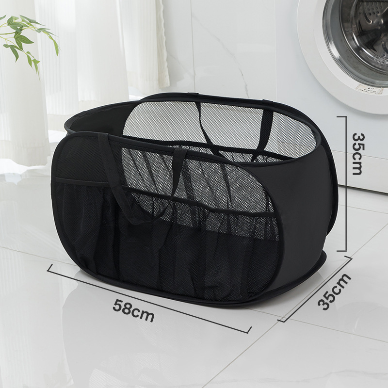 Style de poche latérale horizontale - noir