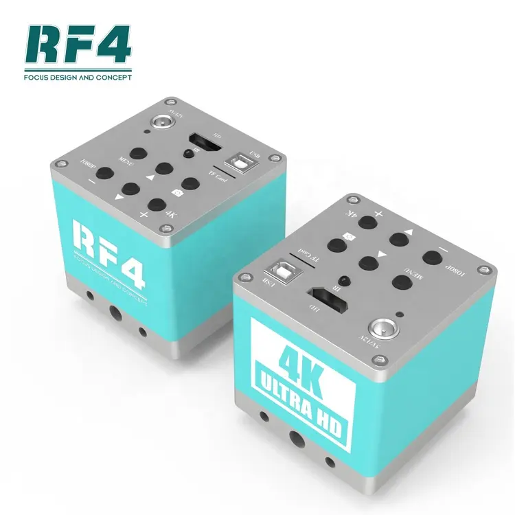 RF4 Latest Ultra HD 4k / 1080p Manual Switch 3840*2160 Industrial Electron Microscope Digital Ccd Camera RF-4KC1