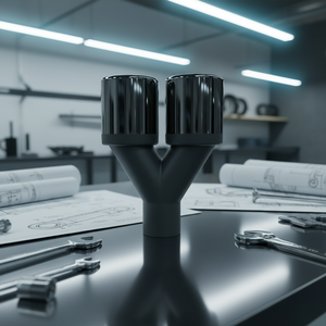 Prix d'usine JTLD, embout d'échappement double en acier inoxydable poli style <span class=keywords><strong>Remus</strong></span> avec garantie, ajustement universel - Product Image 2