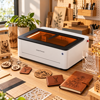 Graveur et découpeur laser fermé LaserPecker LX2 20W pour bois, acrylique, cuir, cadeaux personnalisés, artisanat DIY et petites entreprises