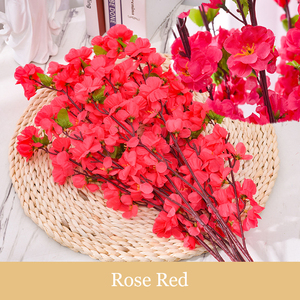 Artificial Cherry Blossom Branches Silk <strong>Spring</strong> Peach Blossom <strong>Flowers</strong> Arrangements for Home <strong>Wedding</strong> Decoration - Product Image 6
