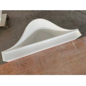 Lavabo de chaussures de salle de bain à surface solide blanc Lavabo en <span class=keywords><strong>pierre</strong></span> à surface solide utilisé pour la maison et l'hôtel - Product Image 3