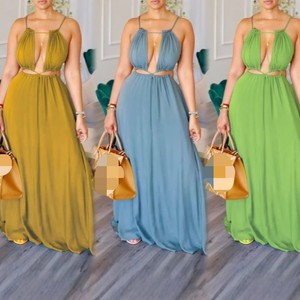 เดรสแฟชั่นผู้หญิงแบบไม่มีแขน โชว์หลังผูกเชือก ดีไซน์เซ็กซี่ - Product Image 2