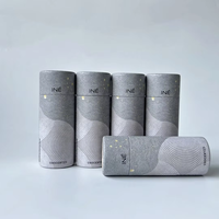 Emballage en tube de carton cylindrique écologique, fait main, recyclable, biodégradable, de haute qualité, personnalisable, vide et durable