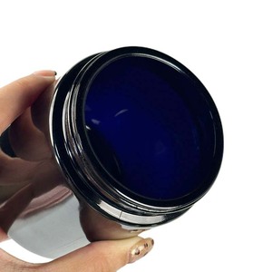 Stoples Kaca Penyimpanan Kedap Udara Anti Bau Grosir Bulat Besar 250g 500g 1000g UV Hitam Ungu Tua 250ml Stoples Kaca UV - Product Image 3
