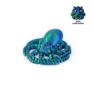 <span class=keywords><strong>Juguete</strong></span> Sensorial Impreso en 3D Creativo con Movimiento en una Articulación, Decoración <span class=keywords><strong>de</strong></span> Pecera con Pulpo y Pez, Venta al por Mayor 2025 - Product Image 6