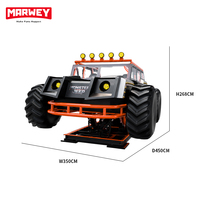 MARWEY Simulateur de course VR 6 joueurs avec mouvement 360°, machine d'arcade Monster Truck pour usage commercial