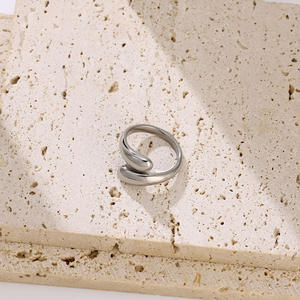 DAIHE nuevo anillo magnético biológico doble de acero inoxidable anillo de joyería saludable anillo de imán de oro rosa de moda de energía ajustable - Product Image 6