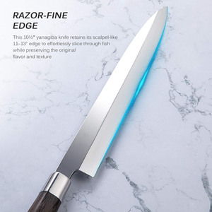 <span class=keywords><strong>Cuchillo</strong></span> <span class=keywords><strong>de</strong></span> chef japonés <span class=keywords><strong>profesional</strong></span> con hoja <span class=keywords><strong>de</strong></span> fileteado <span class=keywords><strong>de</strong></span> sashimi <span class=keywords><strong>de</strong></span> acero inoxidable y cuchillos <span class=keywords><strong>de</strong></span> cocina con mango <span class=keywords><strong>de</strong></span> madera para <span class=keywords><strong>sushi</strong></span> - Product Image 5
