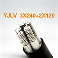 Câble d'alimentation YJLV à âme en aluminium, isolé XLPE, gaine PVC, 0,6/1 kV, basse tension, pour la distribution et la transmission d'énergie souterraine
