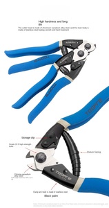 TOOPRE coupe-câble de vélo et dénudeur VTT <span class=keywords><strong>frein</strong></span>/boîtier de changement de vitesse et outil de coupe de câble en acier intérieur - Product Image 6