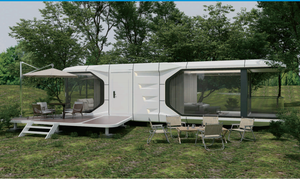 Estrutura de aço luxo <span class=keywords><strong>Capsule</strong></span> Apple Cabin seguro impermeável para acampamento ao ar livre Quarto em Villas ou hotéis também para lojas - Product Image 5