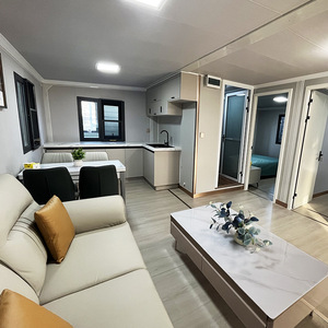 Casa Modular de <span class=keywords><strong>Dos</strong></span> Pisos de Lujo Moderno, Tipo Contenedor, Impermeable, de Instalación Ultra Rápida, Villa Prefabricada con Balcón - Product Image 5