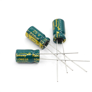 Aluminum Electrolytic Capacitors 25V 220UF 8x12mm High Frequency Low Impedance Plug In For Home Appliances - Product Image 2