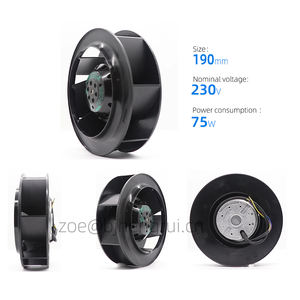 Ventilateurs centrifuges de refroidissement ebmpapst R2E190-AO26-05 230V AC 0.26/0.34A à roulement à billes pour machines de purification d'air HVAC R2E190-AO26-09 - Product Image 2