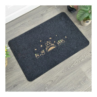 Tapis de porte et de chaussures personnalisé, 1 pièce, avec Logo brodé, pour ouverture de la poussière, nettoyage, semelle, tapis de bienvenue