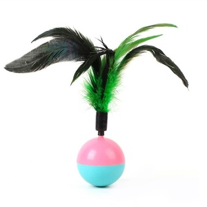 Juguete masticable transfronterizo <span class=keywords><strong>de</strong></span> PVC para <span class=keywords><strong>gatos</strong></span> y perros con palo <span class=keywords><strong>de</strong></span> plumas <span class=keywords><strong>de</strong></span> pollo para autoentretenimiento y alivio del aburrimiento - Product Image 4