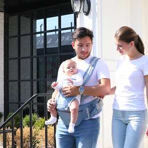 <span class=keywords><strong>Marsupio</strong></span> <span class=keywords><strong>Porta</strong></span> Bebè Multifunzione con Tasche, per Neonati, Uso Frontale e Posteriore, Comodo e Confortevole - Product Image 3