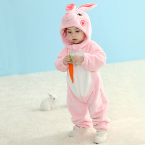 Pelele con capucha de <span class=keywords><strong>conejo</strong></span> de invierno personalizado para niños, traje de Navidad para bebés con cremallera, <span class=keywords><strong>disfraz</strong></span> para niños pequeños - Product Image 3