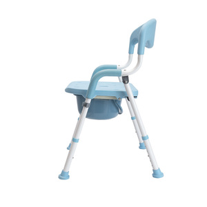 Chaise de douche pliante avec lit d'appoint taille standard pour le bain des personnes âgées - Product Image 3