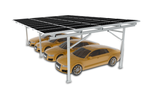 ประเภทผลิตภัณฑ์หลังคาสี่เสาที่สวยงามพร้อมโครงสร้างติดตั้งบนพื้นดินที่เชื่อถือได้ระบบติดตั้งพลังงานแสงอาทิตย์ - Product Image 2